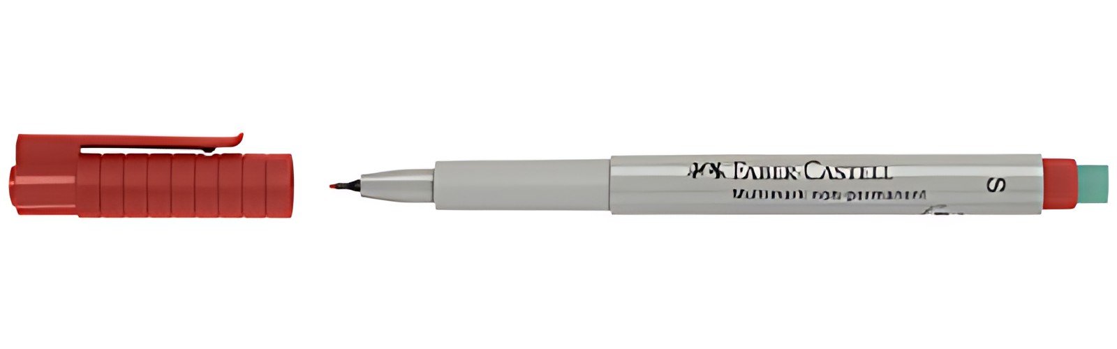 FABER-CASTELL Marqueur NonPermanent MULTIMARK S, rouge