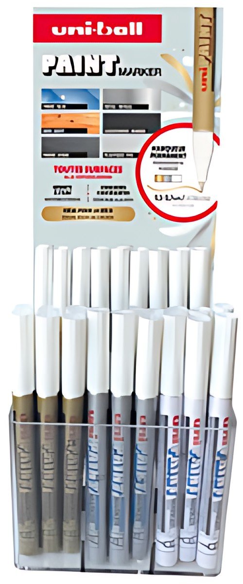 uni-ball Marqueur permanent PAINT PX203, présentoir de 36