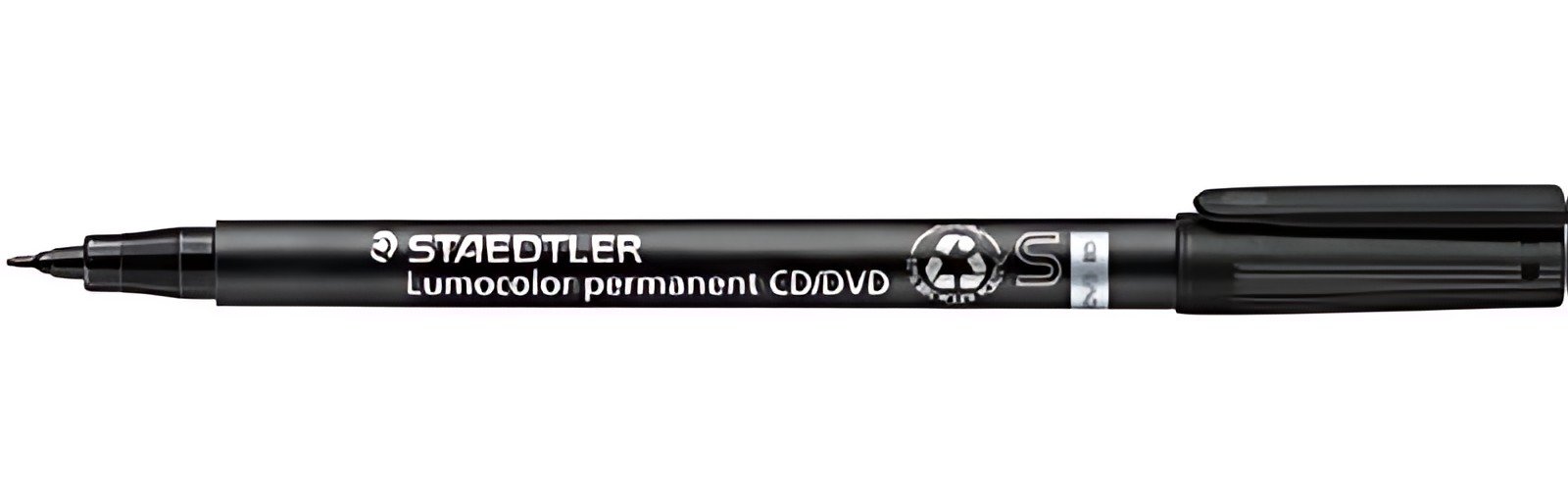 STAEDTLER Marqueur pour CD/DVD Lumocolor, permanent, noir