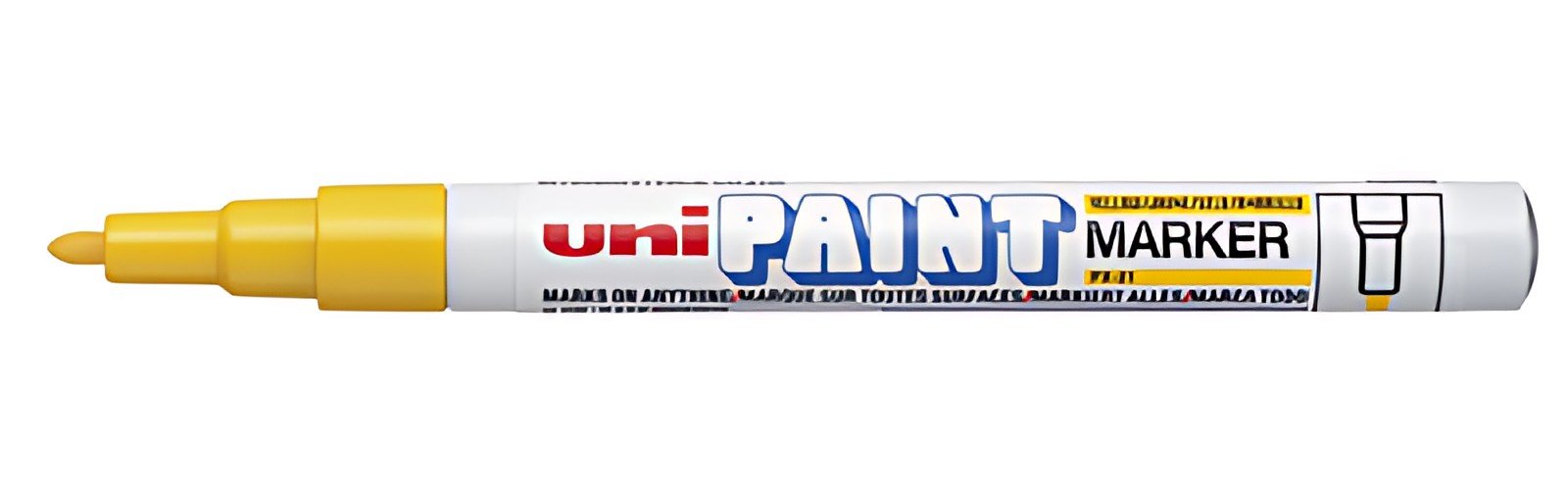 uni-ball Marqueur permanent PAINT PX21, jaune