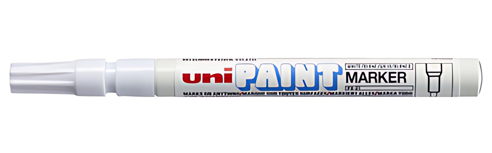 uni-ball Marqueur permanent PAINT PX21, blanc