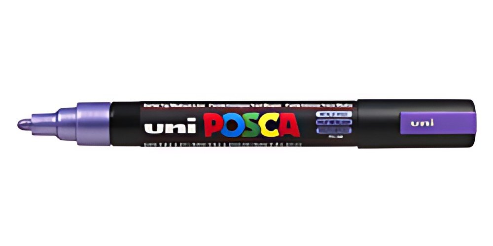 POSCA Marqueur à pigment PC-5M, violet métallique