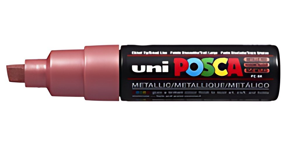POSCA Marqueur à pigment PC-8K, rouge métallique