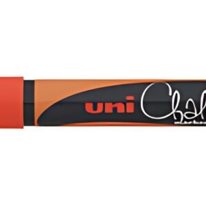 uni-ball Marqueur craie Chalk marker PWE5M, orange fluo