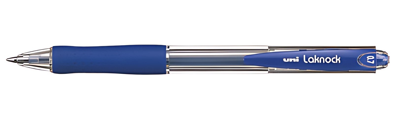 uni-ball Stylo bille rétractable Laknock, extra large, bleu
