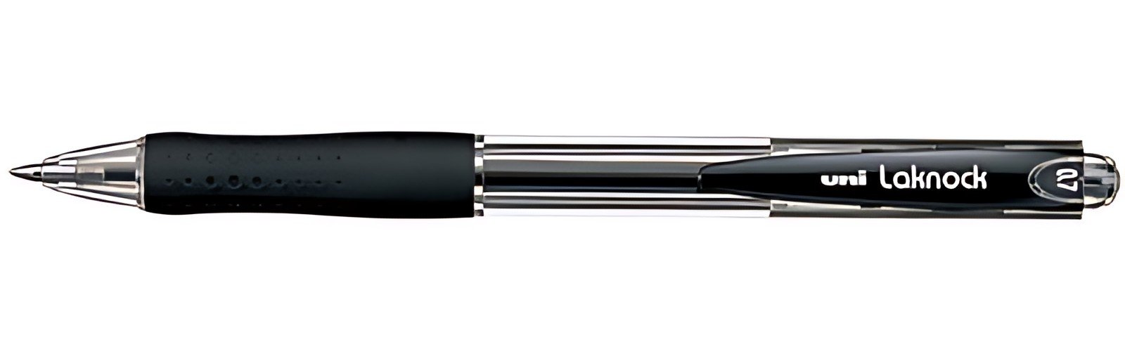 uni-ball Stylo bille rétractable Laknock, noir, extra large