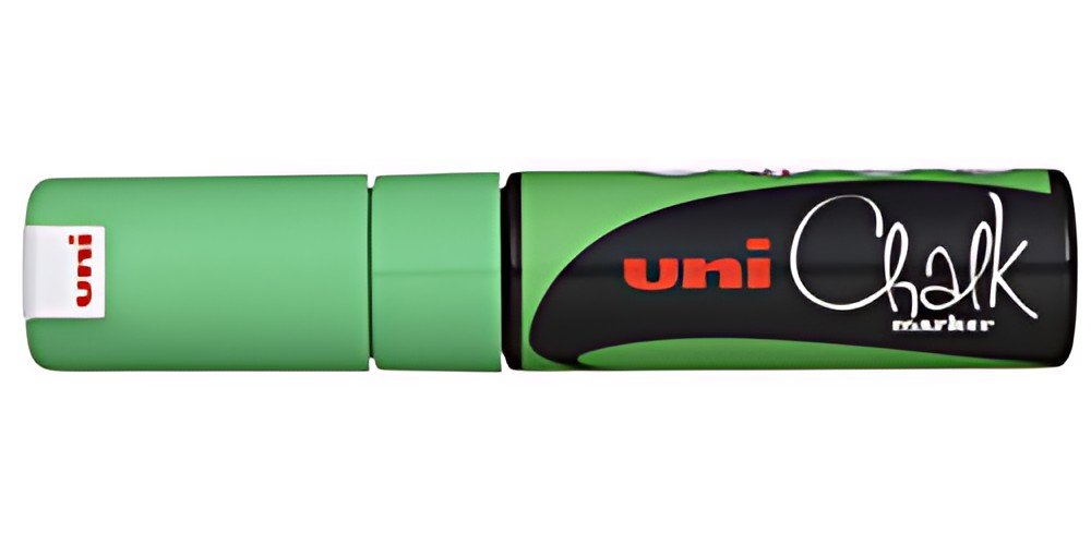 uni-ball Marqueur craie Chalk marker PWE8K, vert fluo