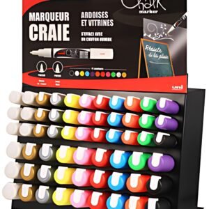 uni-ball Marqueur craie Chalk, présentoir de 63 pièces