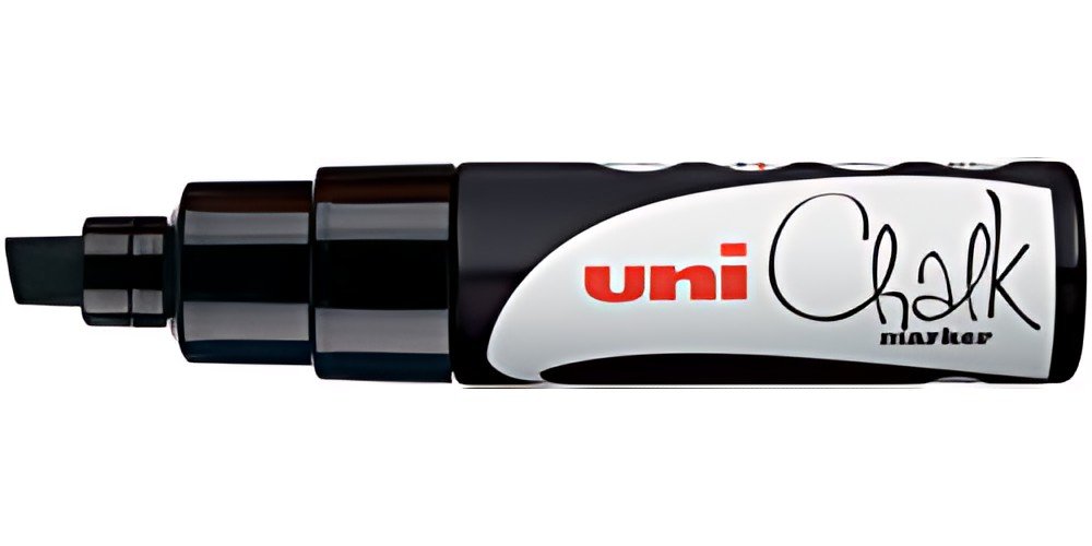 uni-ball Marqueur craie Chalk marker PWE8K, noir