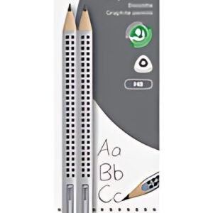 FABER-CASTELL Crayon graphite Jumbo GRIP, blister de 2