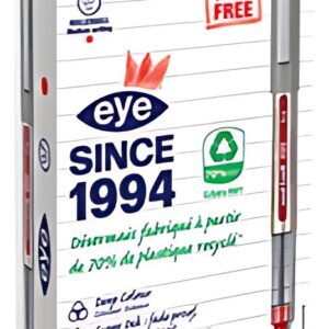 uni-ball Stylo roller eye fine UB157E, VALUE PACK, rouge