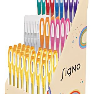 uni-ball Stylo roller encre gel SIGNO Pailleté, présentoir