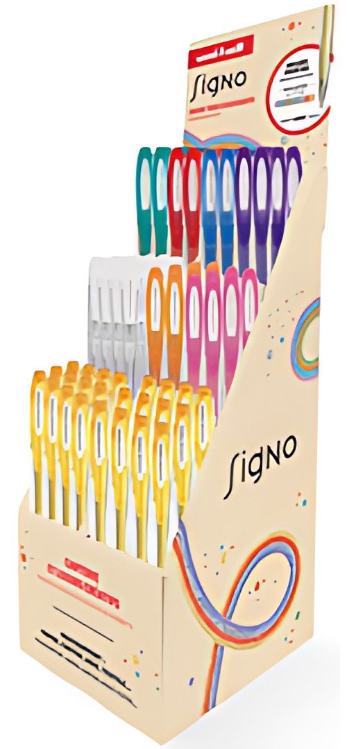 uni-ball Stylo roller encre gel SIGNO Pailleté, présentoir