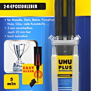UHU colle à deux composants plus adhérence rapide, 15 g