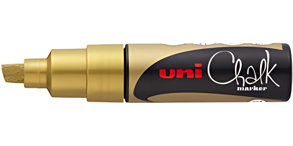uni-ball Marqueur craie Chalk marker PWE8K, or