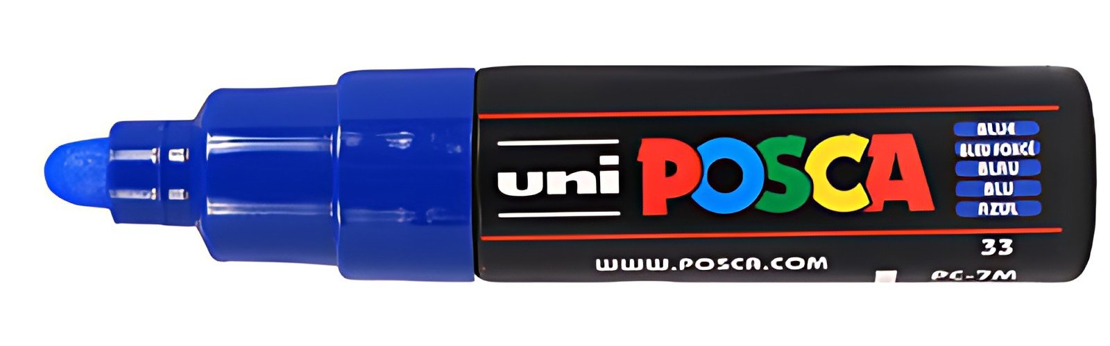 POSCA Marqueur à pigment PC-7M, bleu foncé