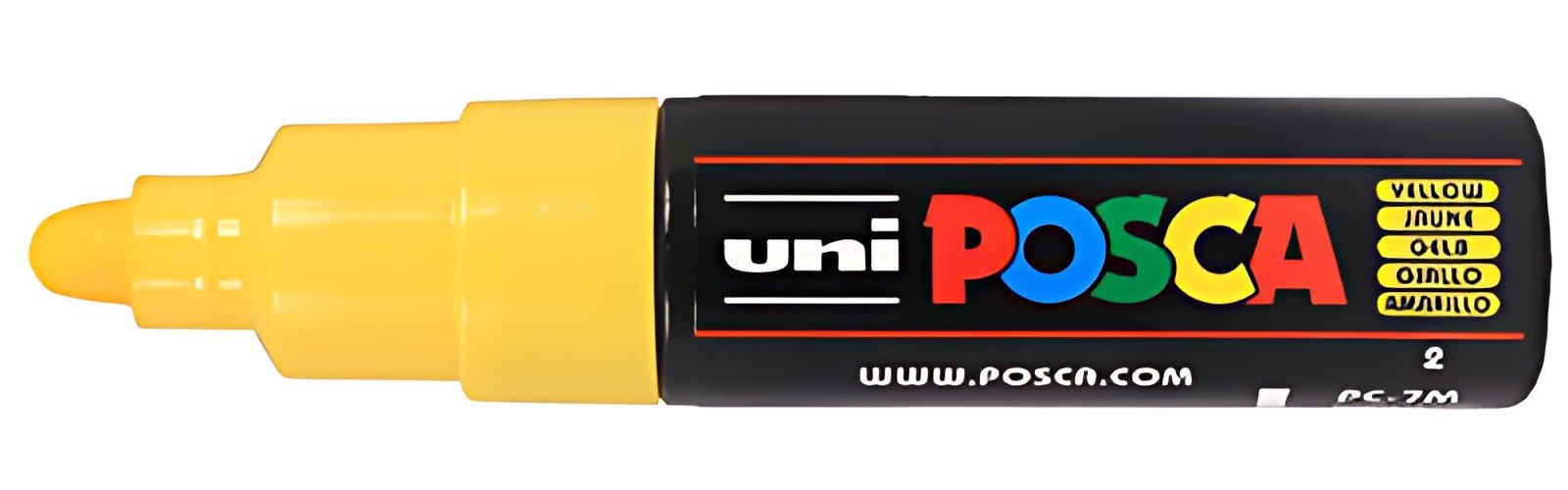 POSCA Marqueur à pigment PC-7M, jaune
