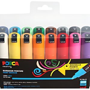 POSCA Marqueur à pigment PC-7M, étui de 16