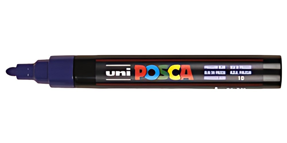 POSCA Marqueur à pigment PC-5M, bleu de prusse