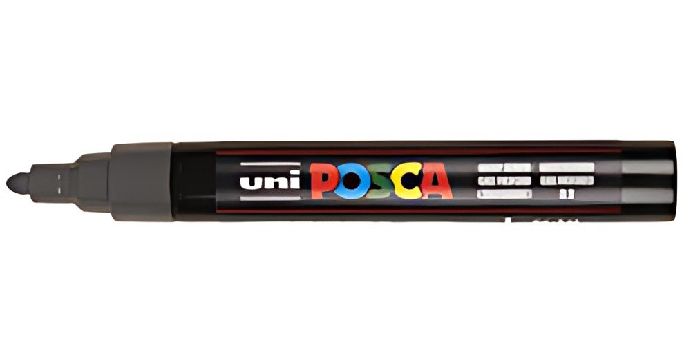POSCA Marqueur à pigment PC-5M, gris profond