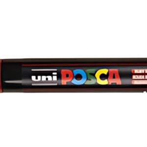 POSCA Marqueur à pigment PC-5M, rouge rubis