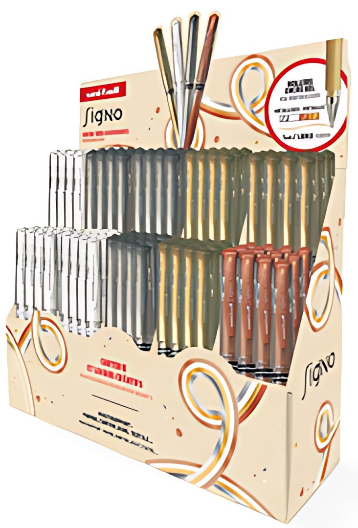 uni-ball Stylo encre gel SIGNO broad, présentoir de 120