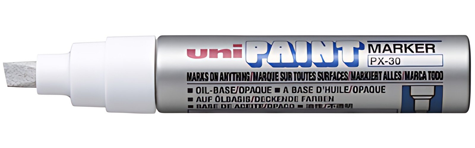 uni-ball Marqueur permanent PAINT PX30, argent