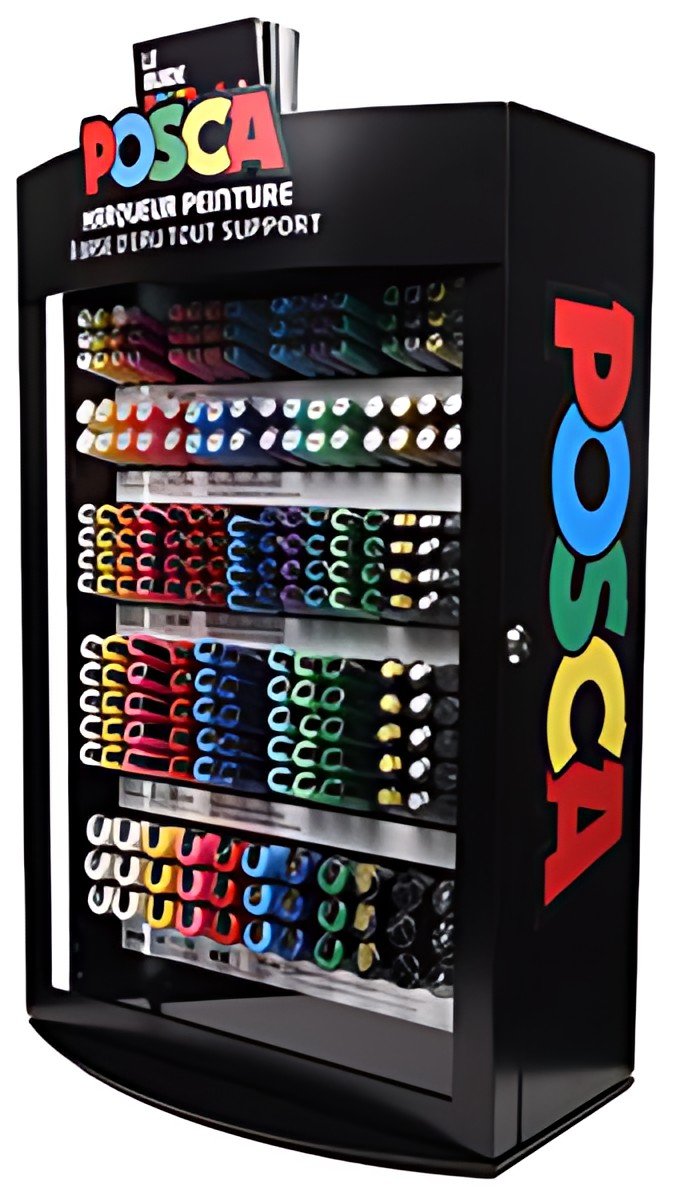 POSCA Marqueur à pigment, présentoir de 281 pièces