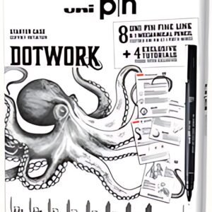 uni-ball Coffret d'initiation uni pin DOTWORK, 9 pièces