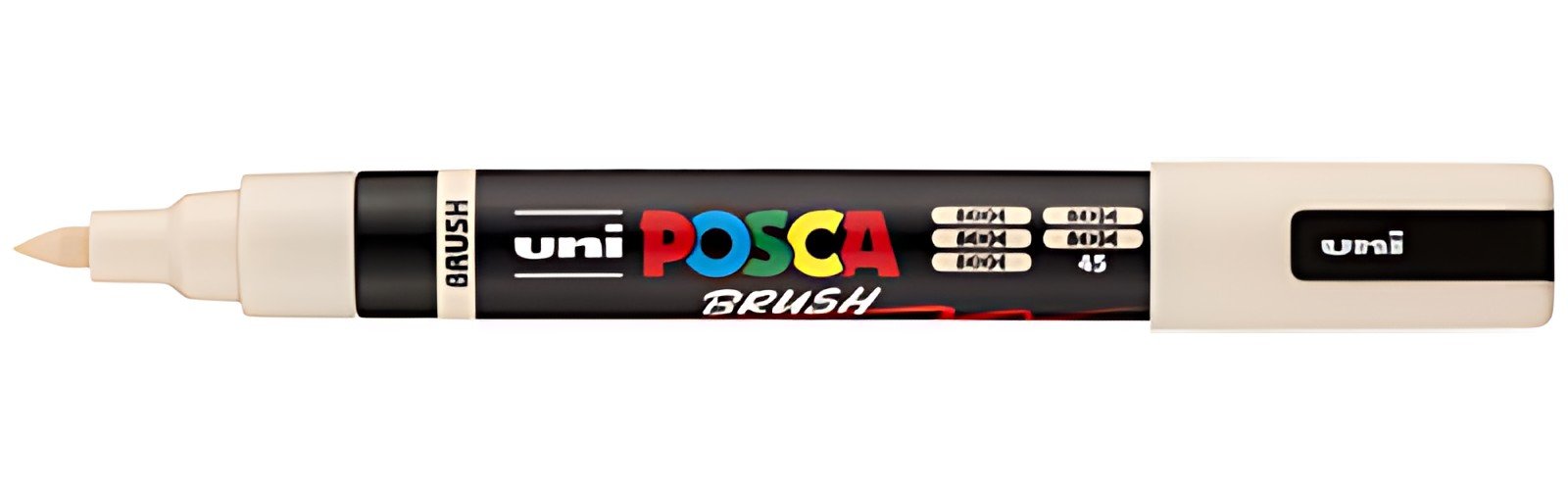 POSCA Marqueur à pigment PC-5BR BRUSH, beige