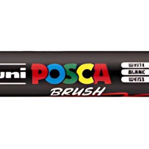 POSCA Marqueur à pigment PC-5BR BRUSH, blanc