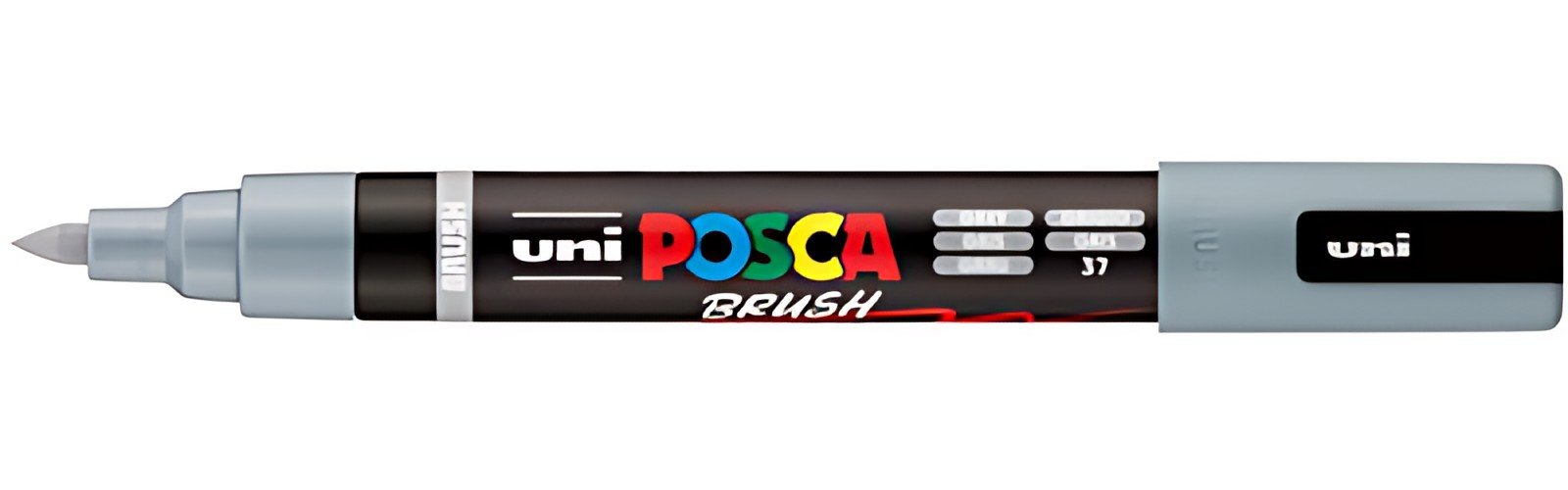 POSCA Marqueur à pigment PC-5BR BRUSH, gris