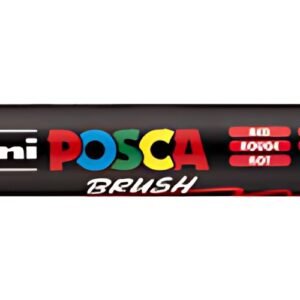 POSCA Marqueur à pigment PC-5BR BRUSH, rouge