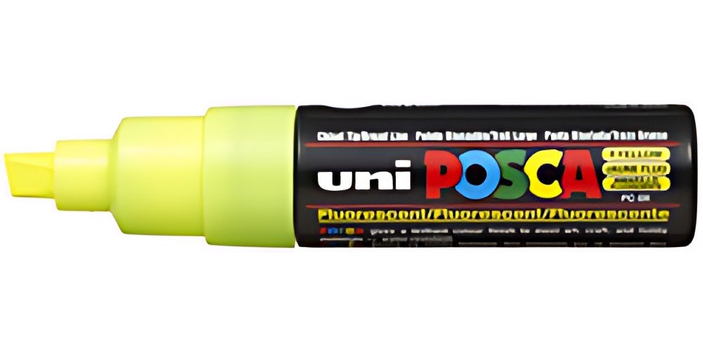 POSCA Marqueur à pigment PC-8K, jaune fluo