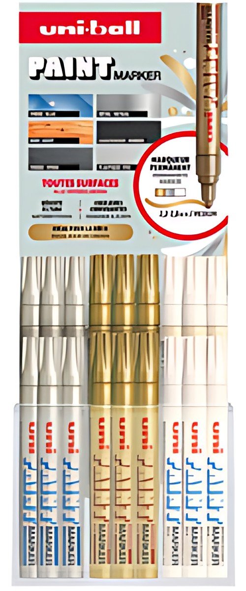 uni-ball Marqueur permanent PAINT PX20, présentoir de 36