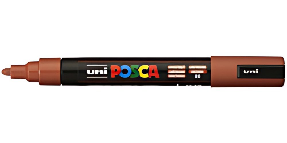 POSCA Marqueur à pigment PC-5M, châtaigne