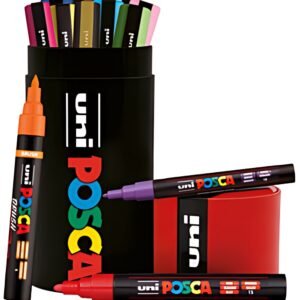 POSCA Marqueur à pigment, tube en métal de 13 pièces