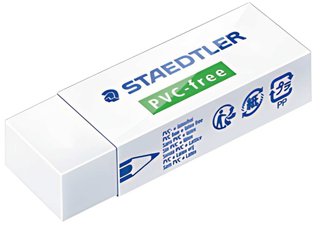 STAEDTLER Gomme B30, sans PVC, blanc