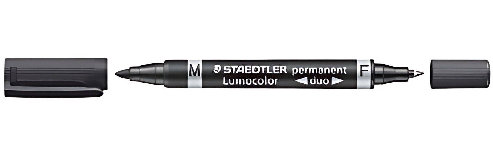 STAEDTLER Marqueur permanent 348 Lumocolor duo, rouge