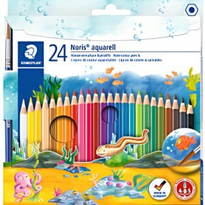 STAEDTLER Crayon aquarelle Noris, étui carton de 24