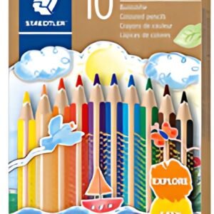 STAEDTLER Crayon de couleur Noris jumbo, étui de 10