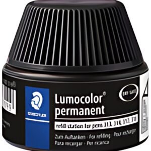 STAEDTLER Flacon de recharge Lumocolor 487 05, noir