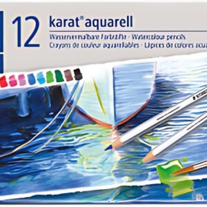 STAEDTLER Crayon aquarellable karat aquarelle, étui de 12