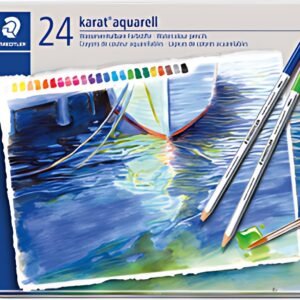 STAEDTLER Crayon aquarellable karat aquarelle, étui de 24
