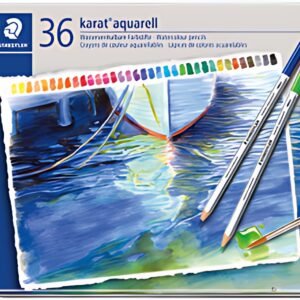 STAEDTLER Crayon aquarellable karat aquarelle, étui de 36