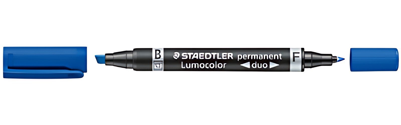 STAEDTLER Marqueur permanent 348B Lumocolor duo, noir