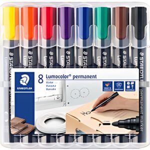 STAEDTLER Marqueur permanent 352 Lumocolor, étui de 8