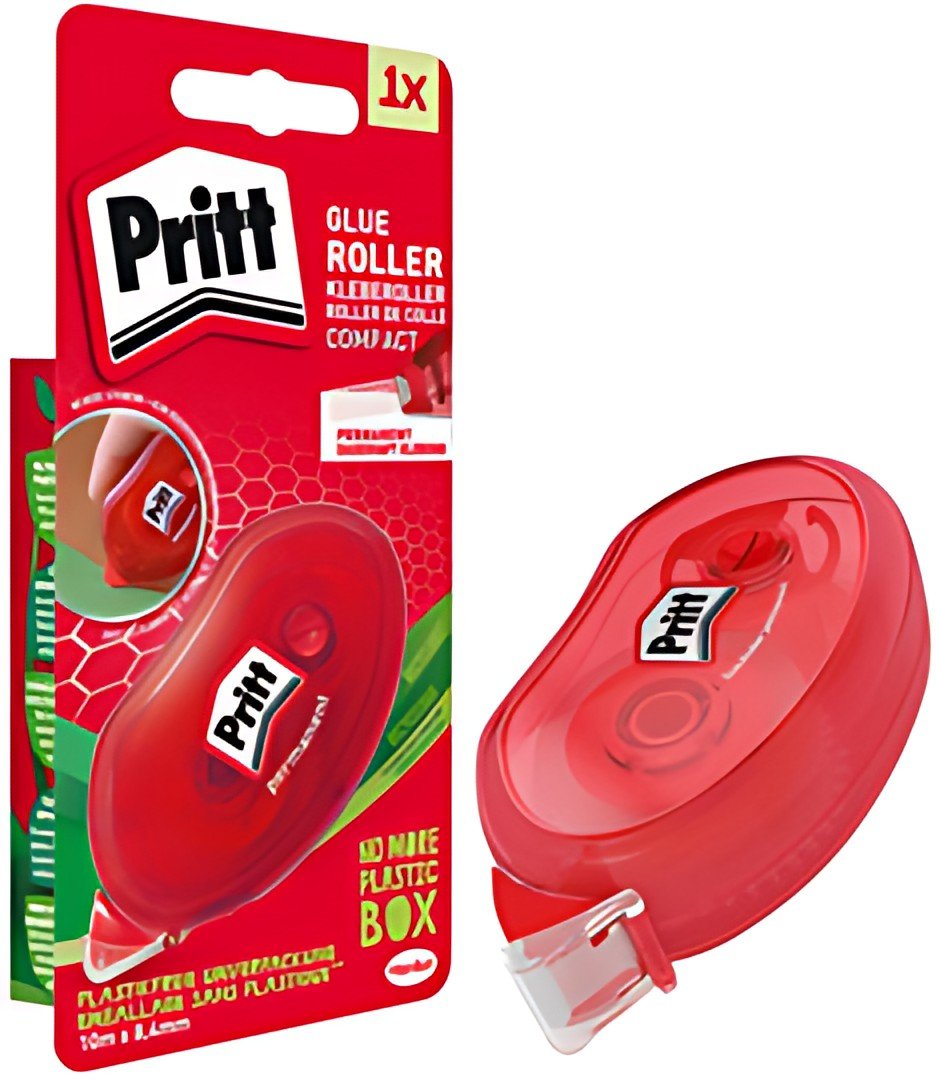 Pritt Roller de colle Compact, permanente, 8,4 mm x 10 m