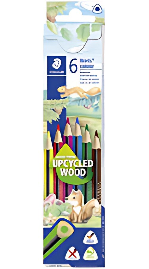 STAEDTLER Crayon de couleur Noris colour, étui carton de 6