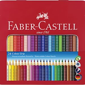 FABER-CASTELL Crayon de couleur Colour GRIP, étui de 24